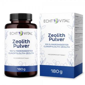 ZEOLITH Pulver (Dose mit 180g) - Echt Vital EV-10305