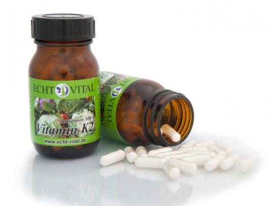 Vitamin K2 Kapseln (60 Stück) - Echt Vital 