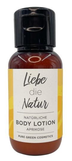 Liebe die Natur – Natürliche Bodylotion Aprikose (50ml / 250ml) 50 ml