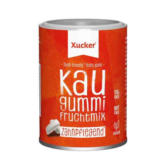 Xylit-Kaugummi Fruchtmix (100g Dose) - Xucker 